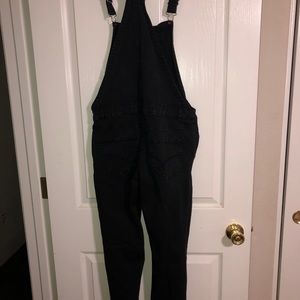 Black overalls